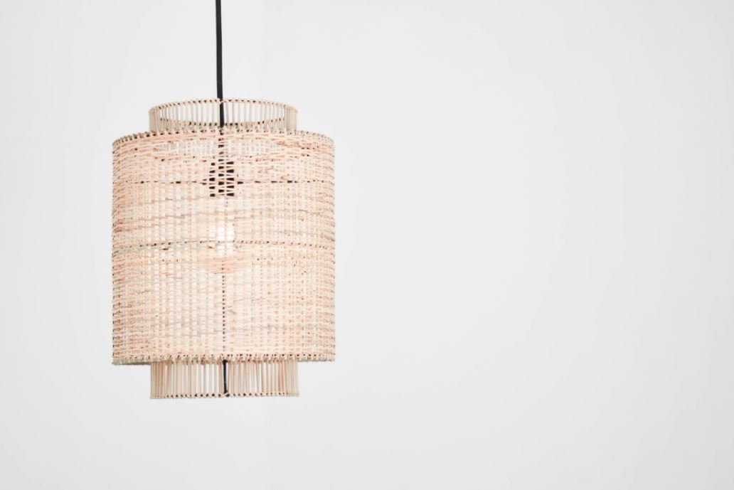 Stehleuchte Rattan