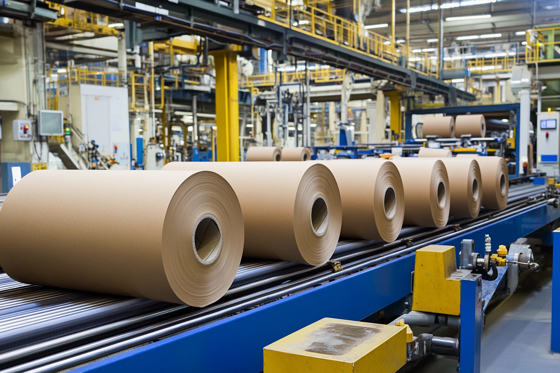 Rollenfertigung mit planbarem Materialfluss | APS System